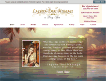 Tablet Screenshot of lagunathaimassage.com